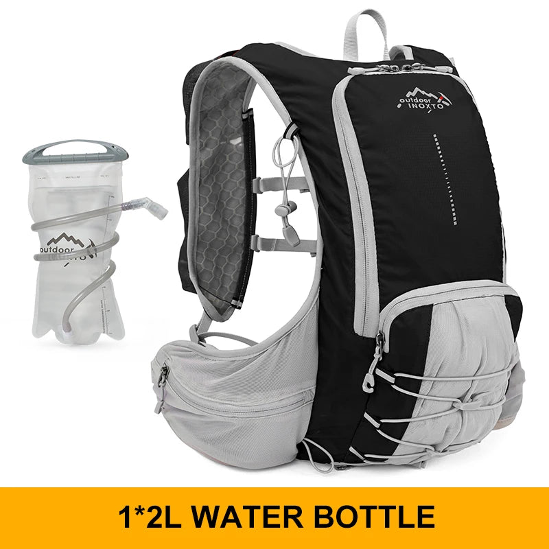 INOXTO lightweight men's and women's hydration backpack 15L, cycling backpack, off-road motorcycle mountaineering trail running