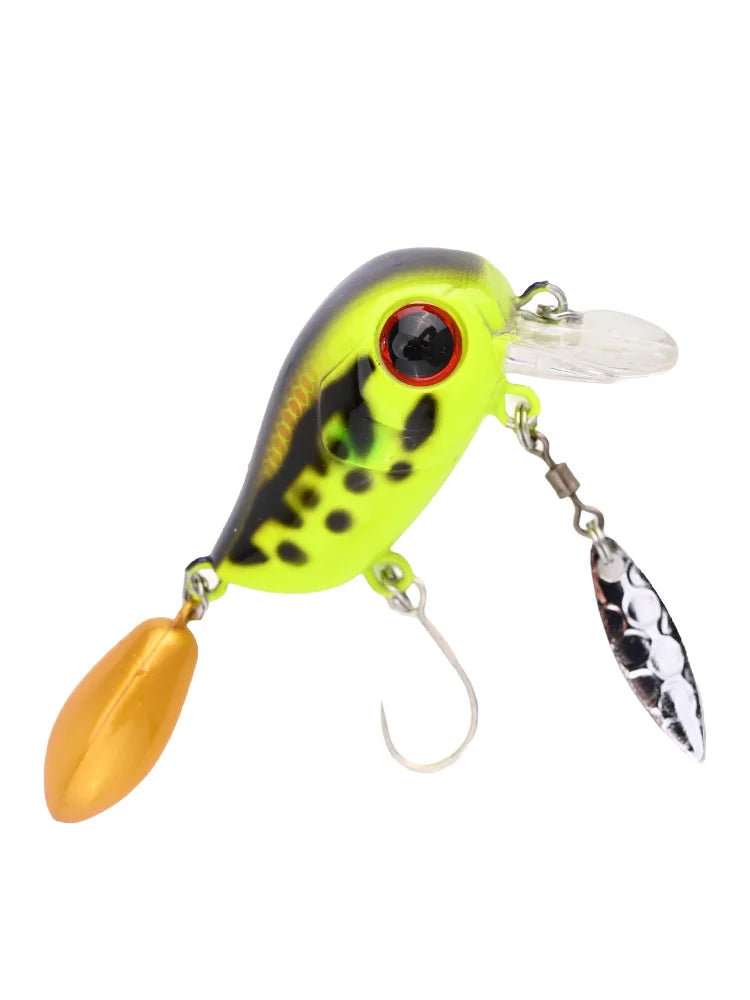 Fishing Tool For Anglers 30mm Length Fishing Lure Floating Minnow Life-like Lightweight Swimming Action Top Water