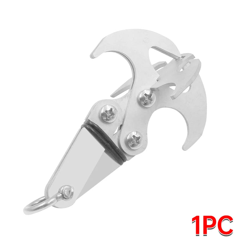 Survival Claw Multi-functional Stainless Steel Hook Portable Outdoor Camping Trekking Climbing Folding Tool Gravity Hook