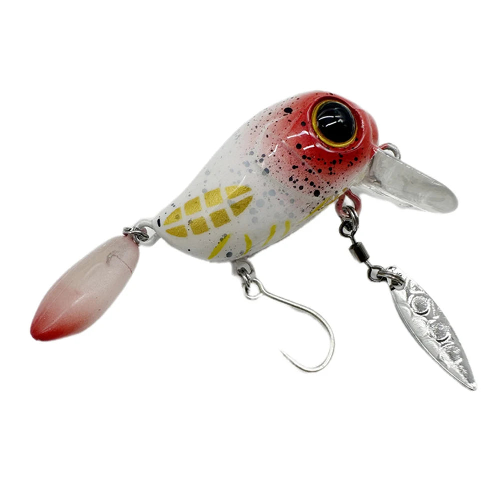 Fishing Tool For Anglers 30mm Length Fishing Lure Floating Minnow Life-like Lightweight Swimming Action Top Water