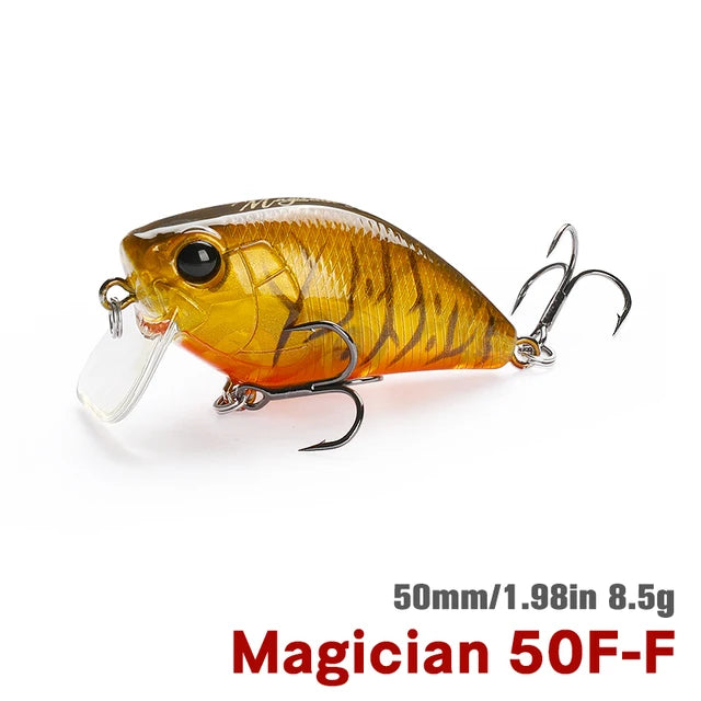 TSURINOYA DW116 50F Crankbait Fishing Lure Magician 50mm 8.5g Shallow Range Floating Crank Artificial Hard Basts Pike Bass