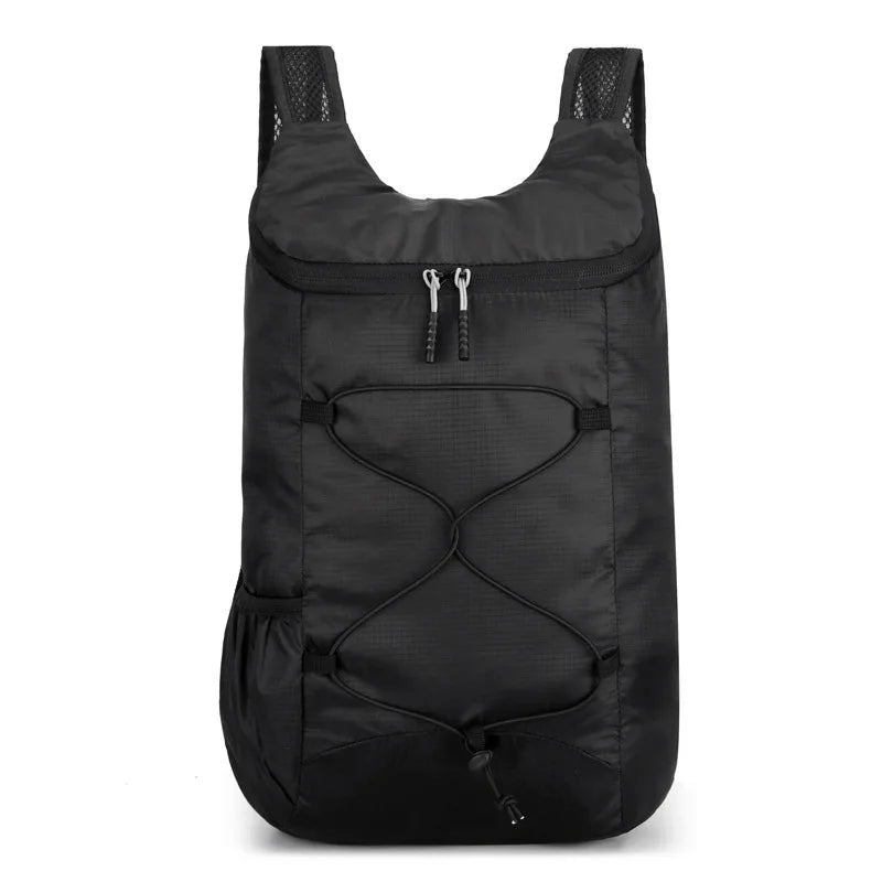 Portable Outdoor Sports Backpack, Ultra Light Large Capacity Folding Backpack, Perfect for Hiking, Biking, Traveling, Commuting