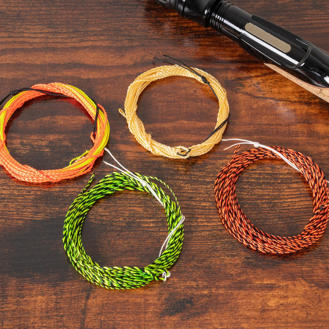 Fishing Tapered Float Polyester Line Furled Braided Tippet Ring Fly Line