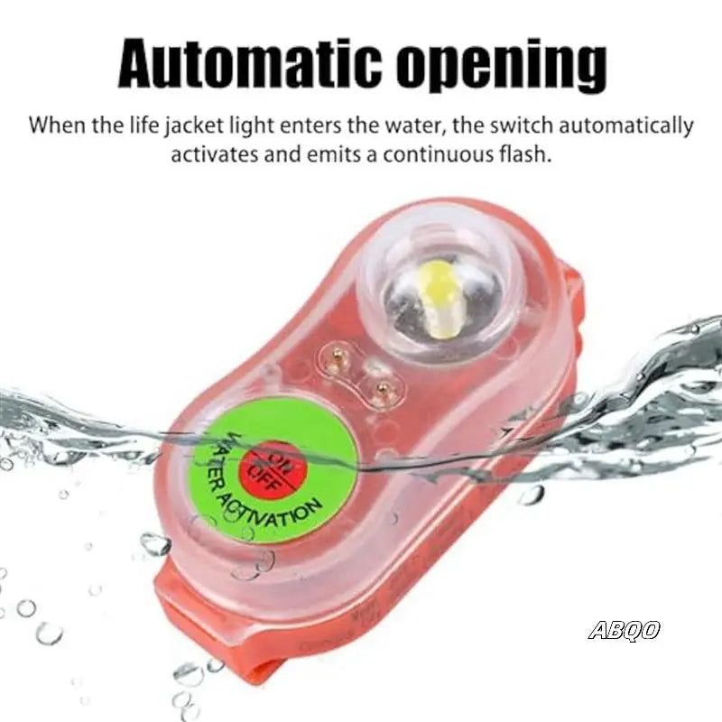 5X Rescue Vest, LED Light, Life-Saving Vest Flash, For Emergency Water Survival