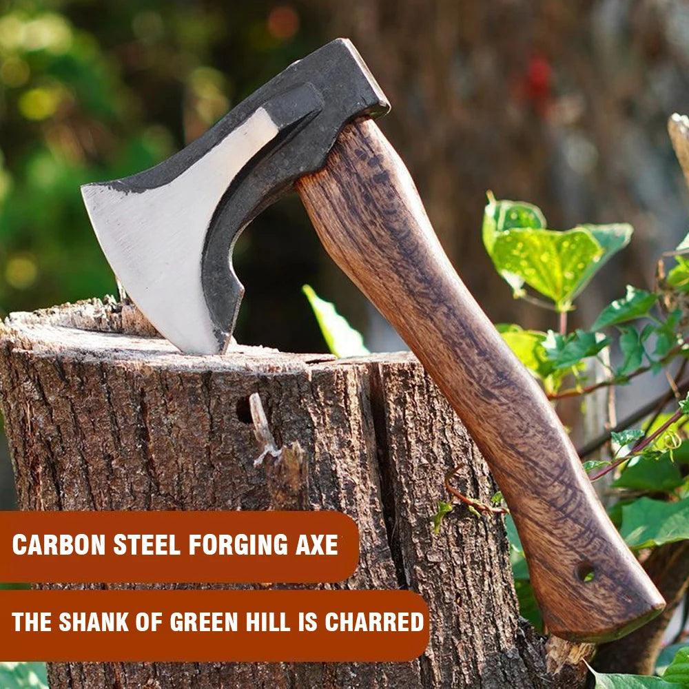 Carpenter Hand Axe Outdoor Camping Wood Chopping Axe Portable Long Handle Wood Splitting Artifact Professional Hand Tool