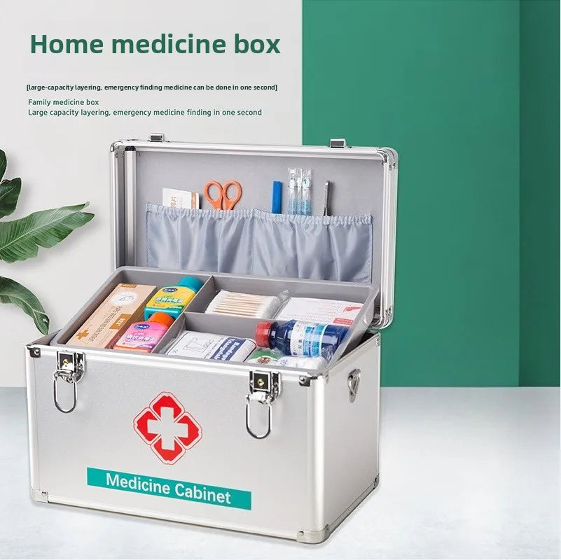 First aid kit for home use, always equipped with a complete set of emergency storage box for first aid visits