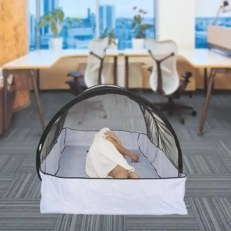 Folding Camping Tent Portable Mosquito Net Mesh Tent Single Person Tent Outdoor Canopy Sun Shelter Camping Mosquito Net Tent