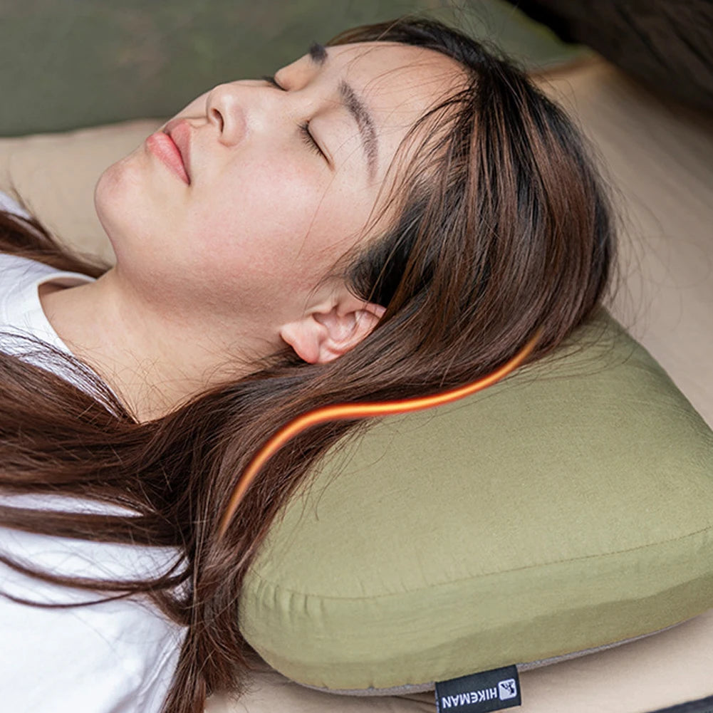 Soft Slow Rebound Memory Foam Pillow Outdoor Camping Traveling Cervical Pillow Portable NoonBreak Pillow Neck Support Pillow