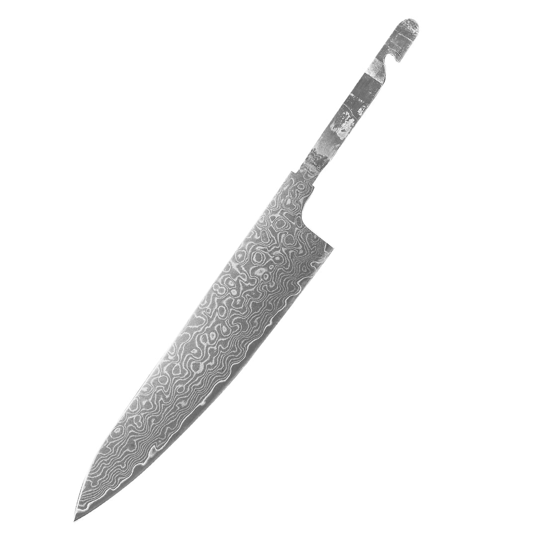 DIY Chef Knives 5 inch Knife Utility knife Blade Damascus Steel Raw Knife Blank Blade Material Semi Finished Knife Blank