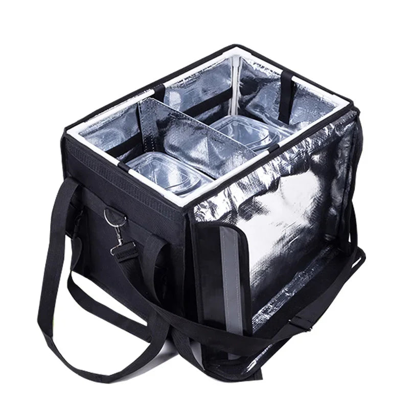 30L Extra Large Cooler Bag Car Ice Pack Insulated Thermal Lunch Pizza Fresh Food delivery Container Refrigerator
