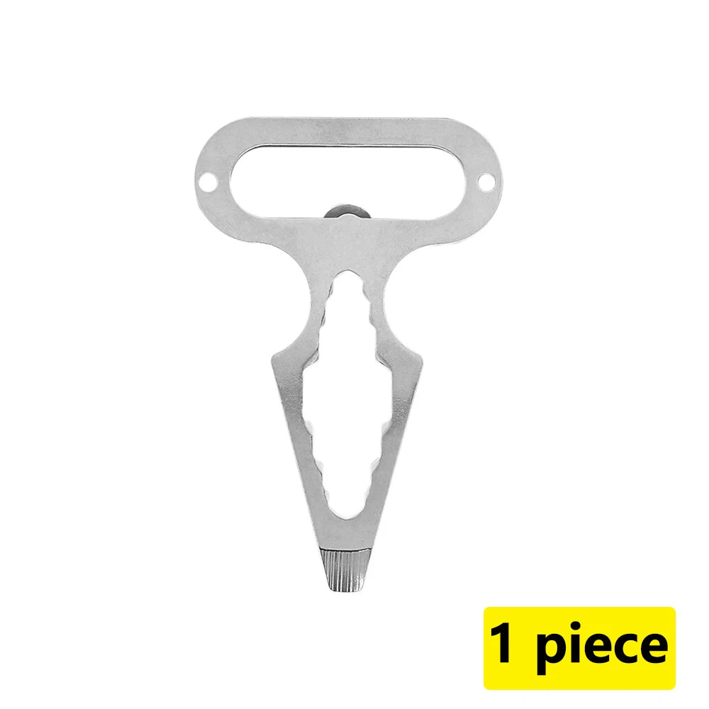 Outdoor EDC Survival Tool, Multifunctional Self-defense Spike,Wrench,Bottle Opener,Keychains for Outdoor,Camping,Hiking,Street