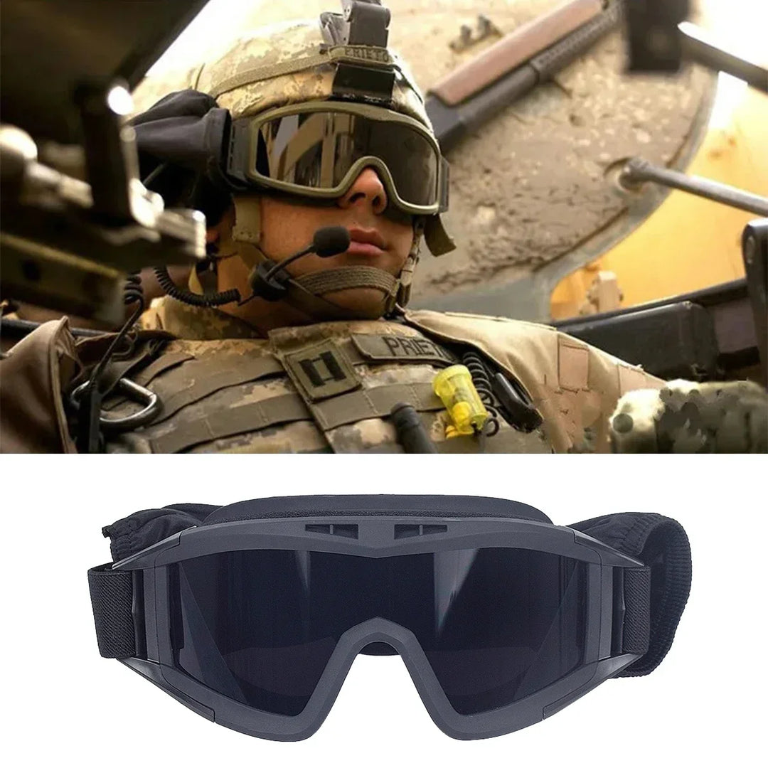 Tactical Survival Game Airsoft BB Gun Weapons Goggles Dustproof Eyewear AEG GBB Glasses CS Shooting Safety Eyes Protection