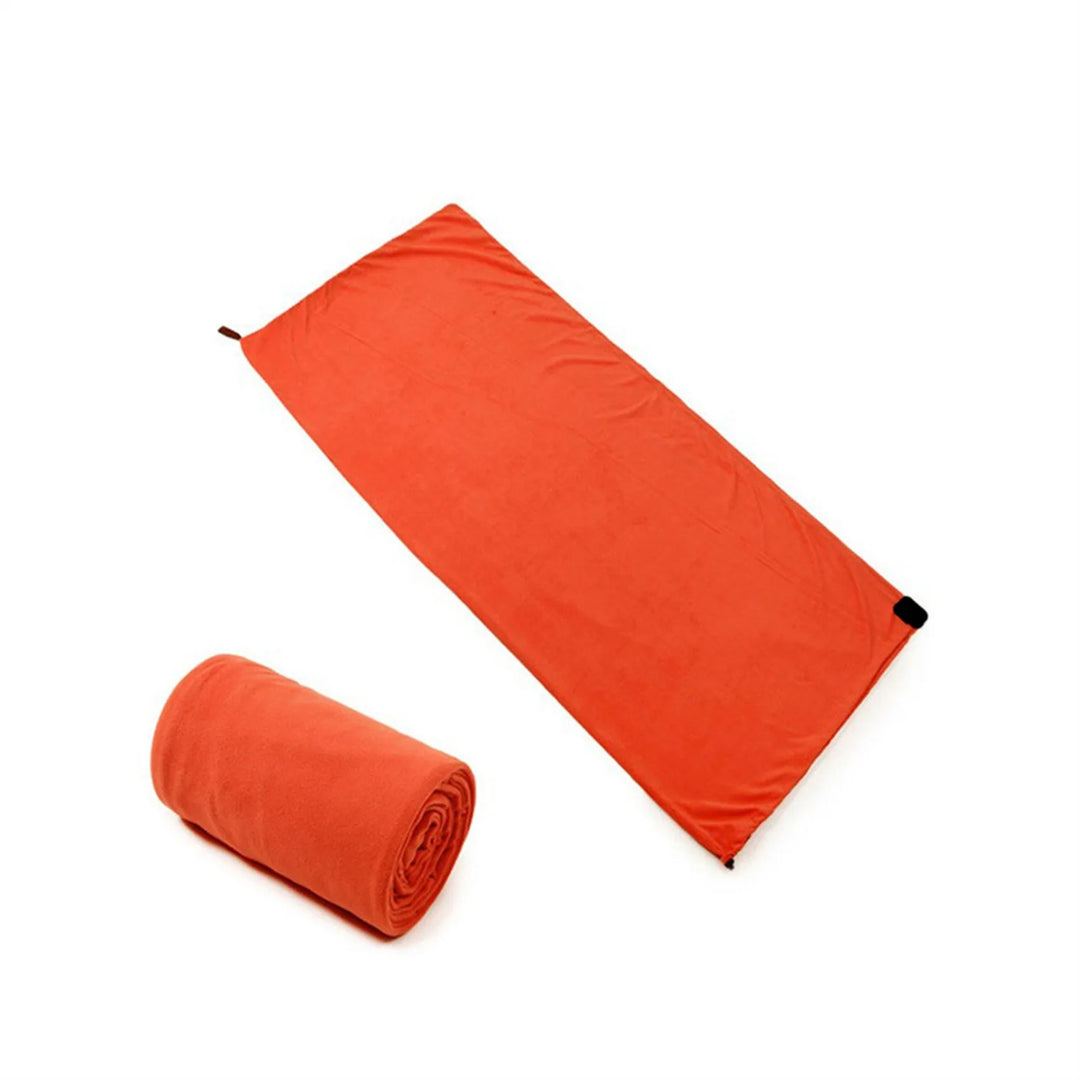 Fleece Sleeping Bag Outdoor Sleeping Inner Liner Equipped Ultra Lightweight Camping Hiking Climbing Essential Warm Dirt Proof