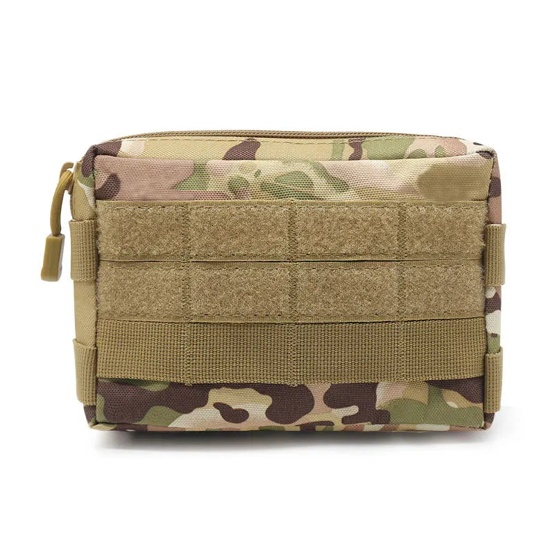 EDC Commuter Bag Camo Waist Pack with MOLLE System Outdoor Survival Gear Organizer for Hiking/Camping Everyday Carry Essentials