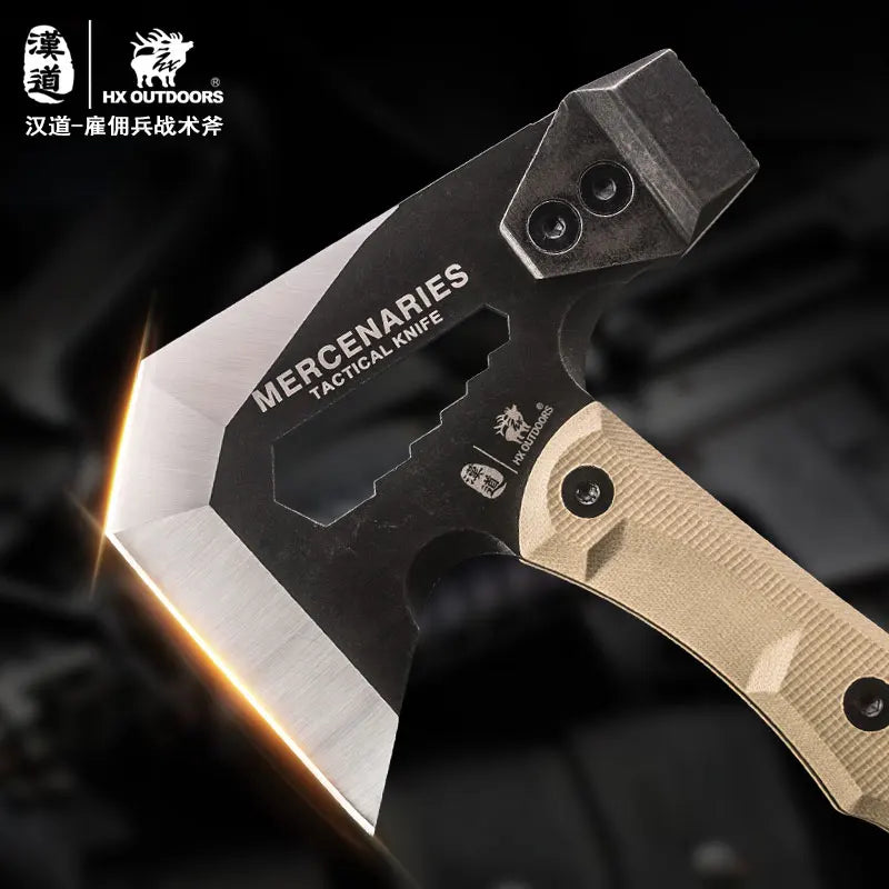 HX OUTDOORS FT-02 Tactical Engineer Axe, Field Camping Axes, Mountain Axe Camping Hand Axe Hunting Tools Dropshipping