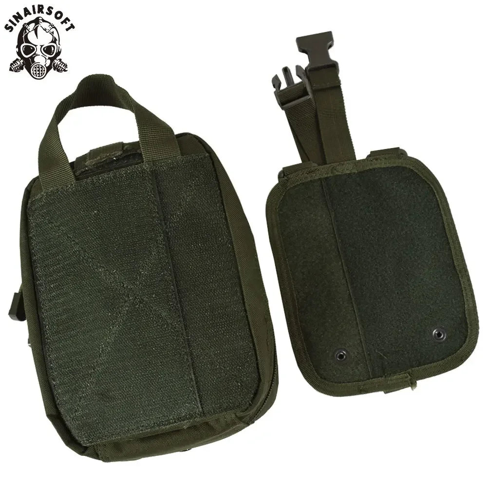 SINAIRSOFT Tactical First Aid Kit Medical Kit Emergency Outdoor Camping Emergency Survival Tool Storage Bag Molle Pouch
