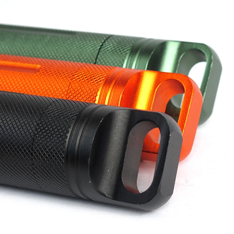 Aluminium Alloy Survival EDC Waterproof Capsule Seal Bottle Case Container Holder Tool Outdoor Camping  Accessories