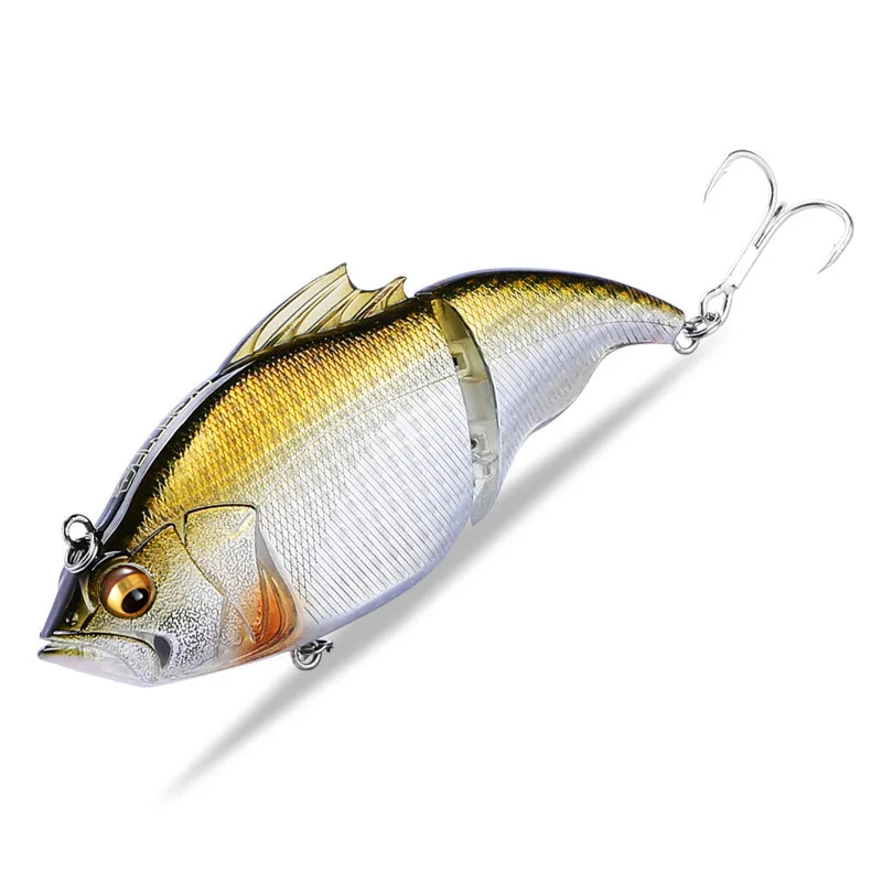 Pike Fishing Vatalion 115mm Vibration Jointed Bait Swimbait Bass Lure 41/43g Fishing Lure Floating  Vatalion 115F Leurre