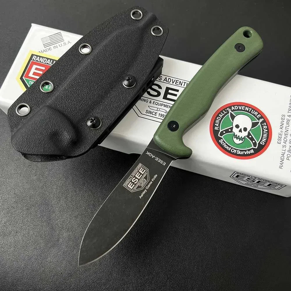 ESEE-5 Multitools Hunting Fixed Blade Knife  D2 Steel G10 Handle Outdoor Camping Cutting Tools EDC Tactical Survival Knives