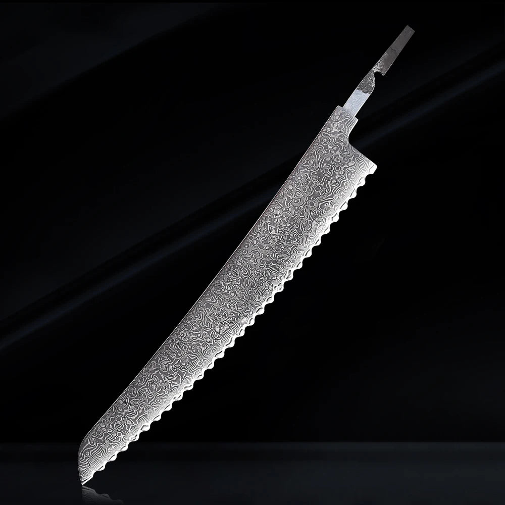 Knife Making Kit Nakiri Blade Blank 67 Layer Damascus Steel Knife DIY Handmade Japanese Professional Cooking Tools