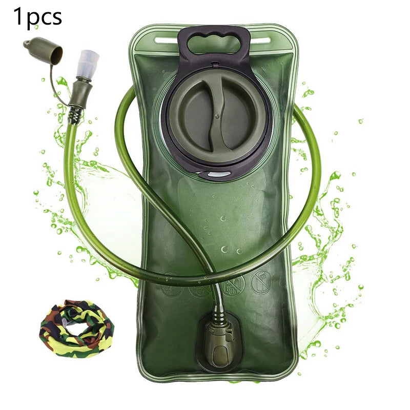 2L Leakproof and Durable Hydration Bladder One-Button Quick Release Hydration Bag BPA Free Leakproof for Camping and Hiking