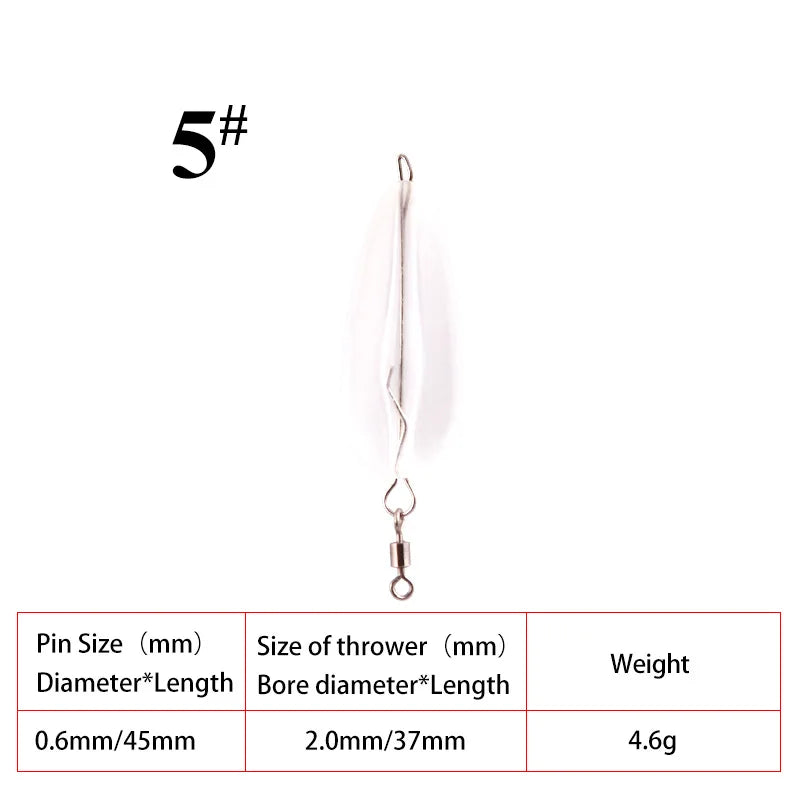 2pcs/Set Sinking/Floating Fishing Lure Long Casting Thrower Shot Assistant Tackle Fly Fishing Lures Accessories Peche Pesca