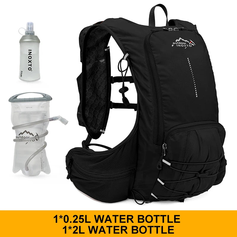 INOXTO lightweight men's and women's hydration backpack 15L, cycling backpack, off-road motorcycle mountaineering trail running