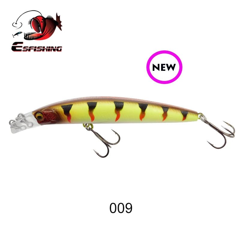 KESFISHING Floating Hard Lure 10cm 9.5g Dive 0.1-0.5m Quality Professional Minnow Choose Different Depth Top Water Fish