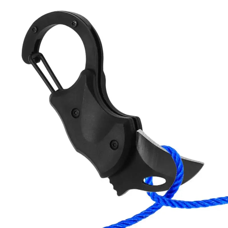 Cool Pocket Knives Survival Gear Little Knife Box Cutter Carabiner Hand Knife Self Defense Pocket Knives For Camping Hiking