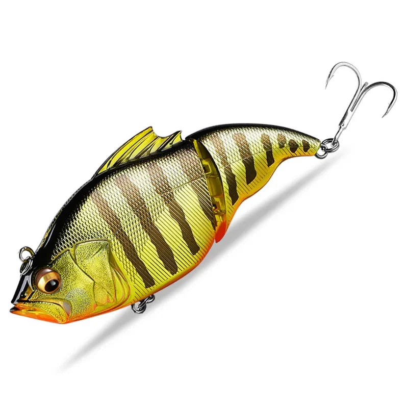 Pike Fishing Vatalion 115mm Vibration Jointed Bait Swimbait Bass Lure 41/43g Fishing Lure Floating  Vatalion 115F Leurre