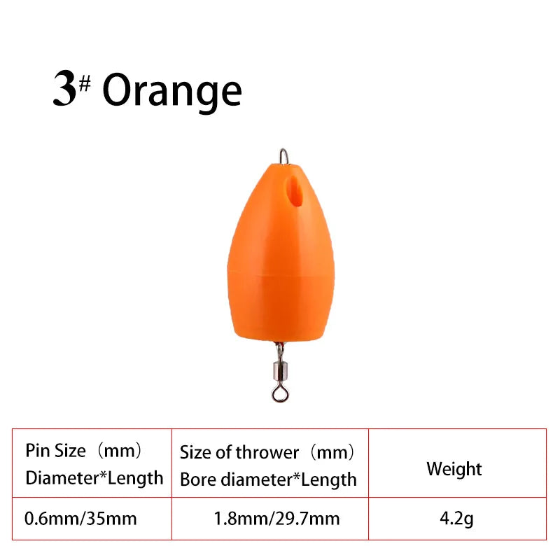 2pcs/Set Sinking/Floating Fishing Lure Long Casting Thrower Shot Assistant Tackle Fly Fishing Lures Accessories Peche Pesca