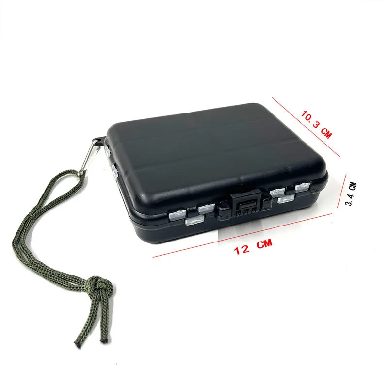 Luya Fishing Gear Box Fishing Accessories Box Double sided Fishing Parts Storage Bait Box Fish Hook Carp Accessories Storage Box