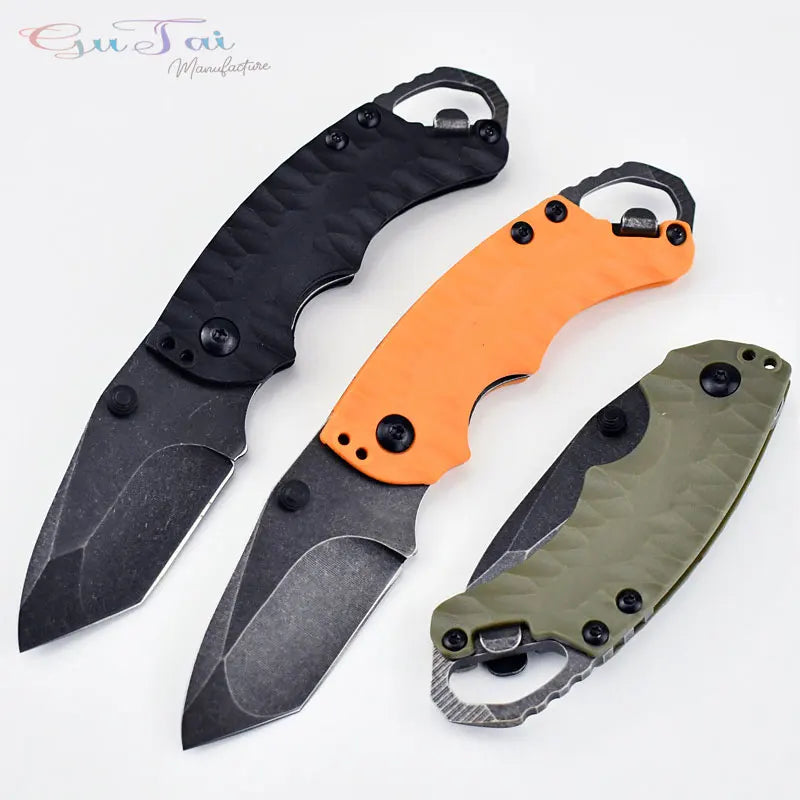 Multi-function pocket knife, suitable for camping, barbecue, hiking wilderness, high hardness, sharp and durable folding knife