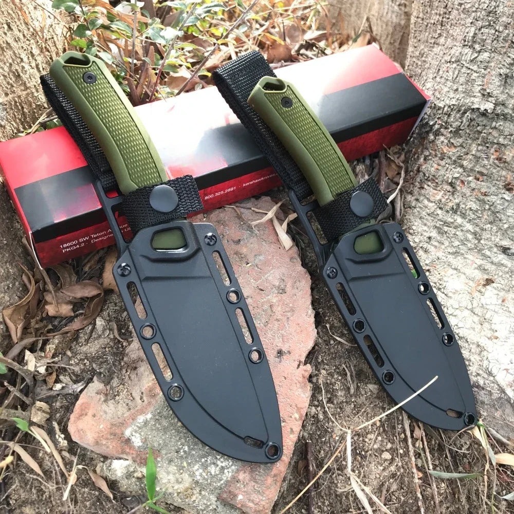 KS 1883 D2 Blade Nylon Fibre Handle Outdoor Camping Survival Durablle Self-defense Tactical Multitools Hand Knives Gitfs for Men