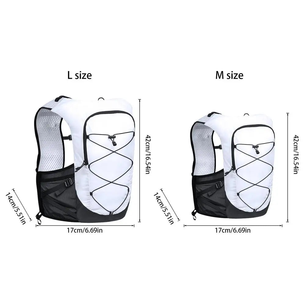Outdoor Running Hydration Vest Outdoor Hiking Hydration Pack Vest  Lightweight running backpack Insulated backpack water bag