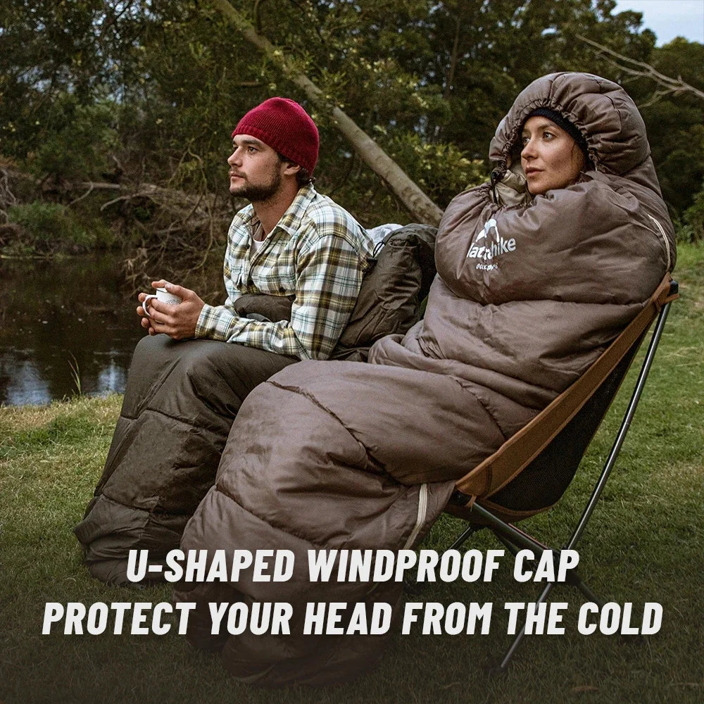 Naturehike Sleeping Bag Ultralight Waterproof Sleeping Bag Cotton Quilt Portable Envelope Sleeping Bag Camping Sleeping Bags