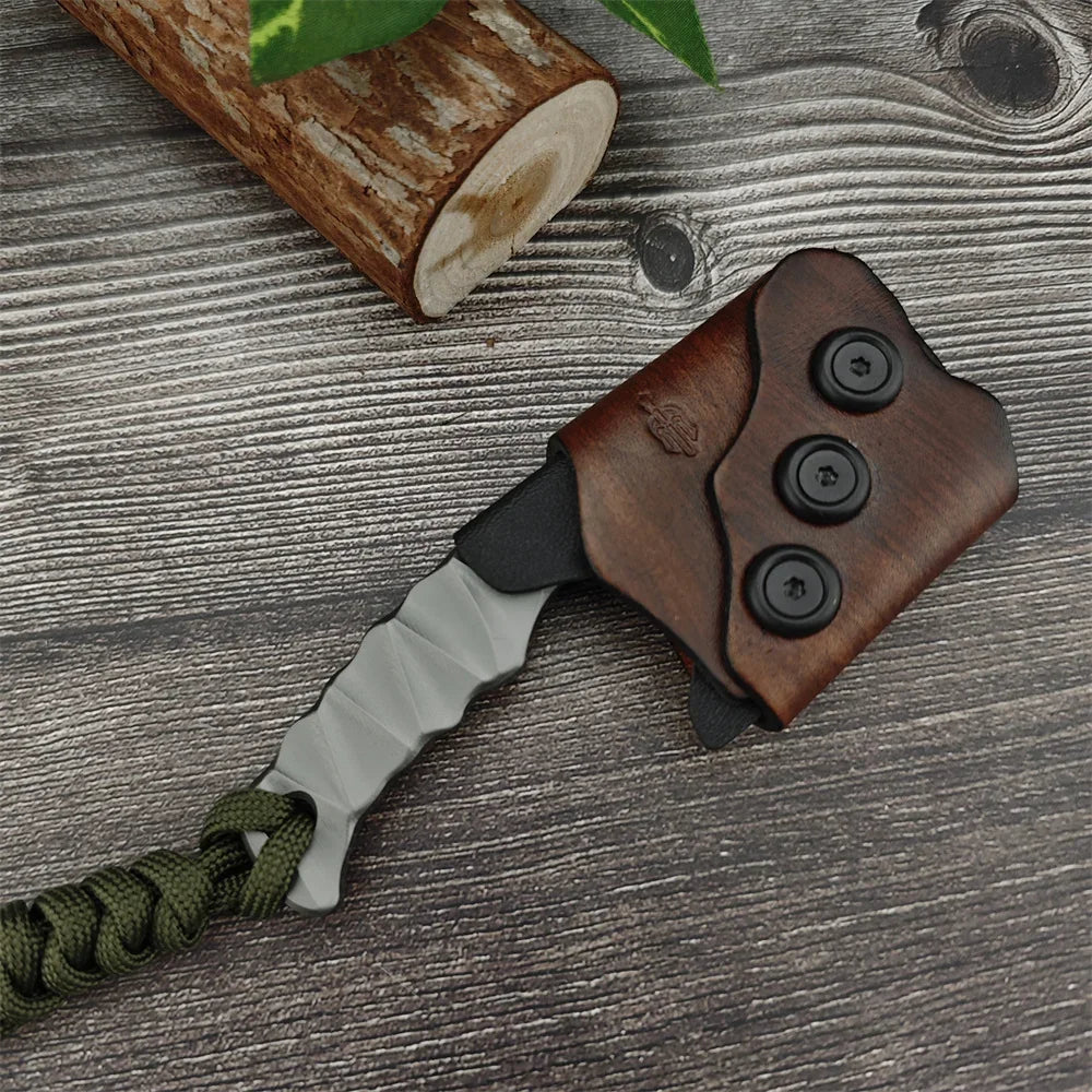 MINI Knife Miller Fixed Blade Knife Small Axe D2 Blade and Handle High Quality Outdoor EDC Survival Camping Hiking Hunting Tool