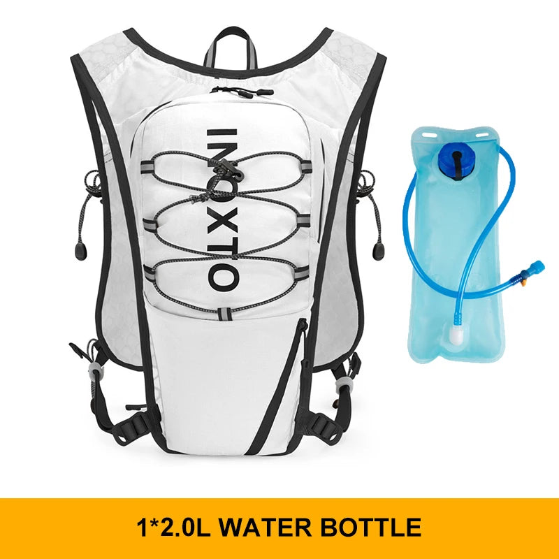 INOXTO 5L Lightweight Running Backpack Hydration Vest Running Bag Suitable for Bicycle Marathon Hiking Ultra-light and Portable