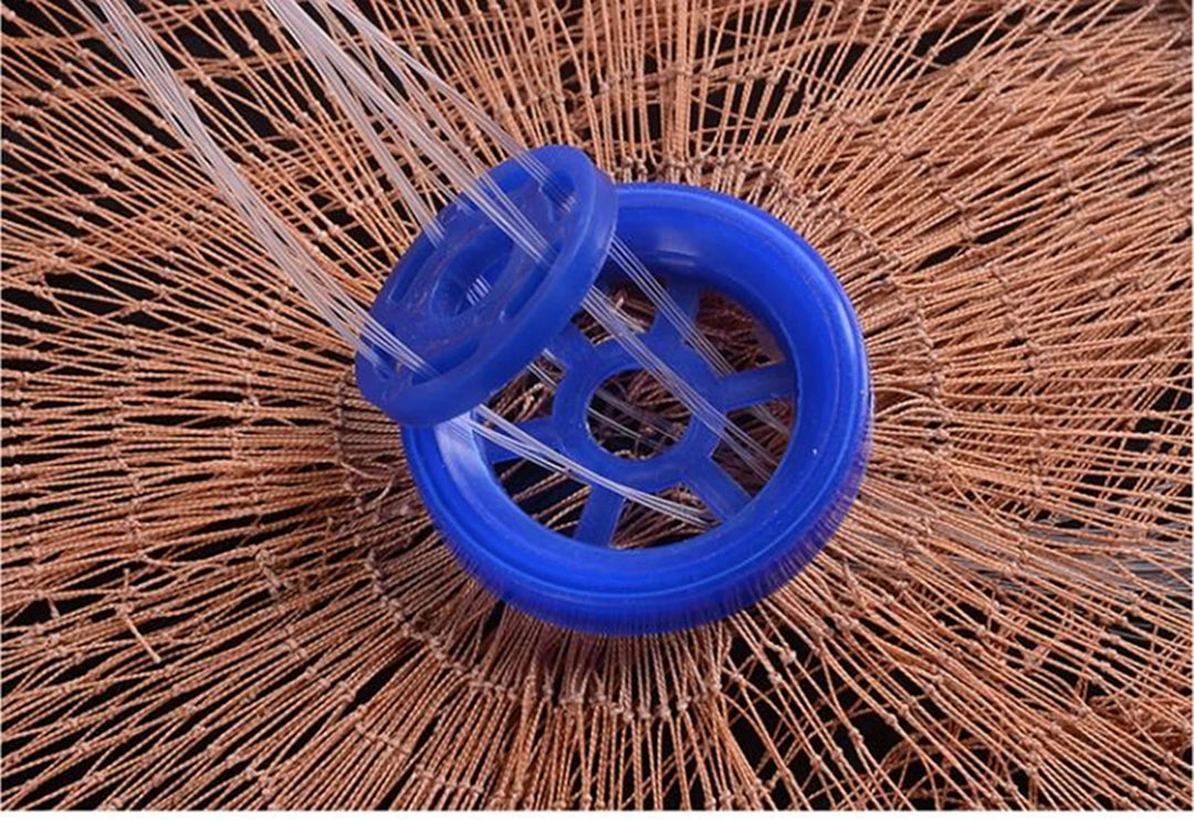 Finefish Strong Multifilament Line Hand Throw Network Cast Net Outdoor Water Sport Hunting Catch Fishing Net Small Mesh
