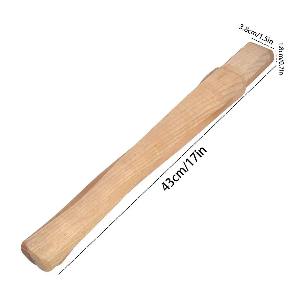 Axe Replacement Handles 38/43cm Wooden Hickory Handle Long Curved Solid Durable Axe Handle For Home Farm Garden Axe Accessory