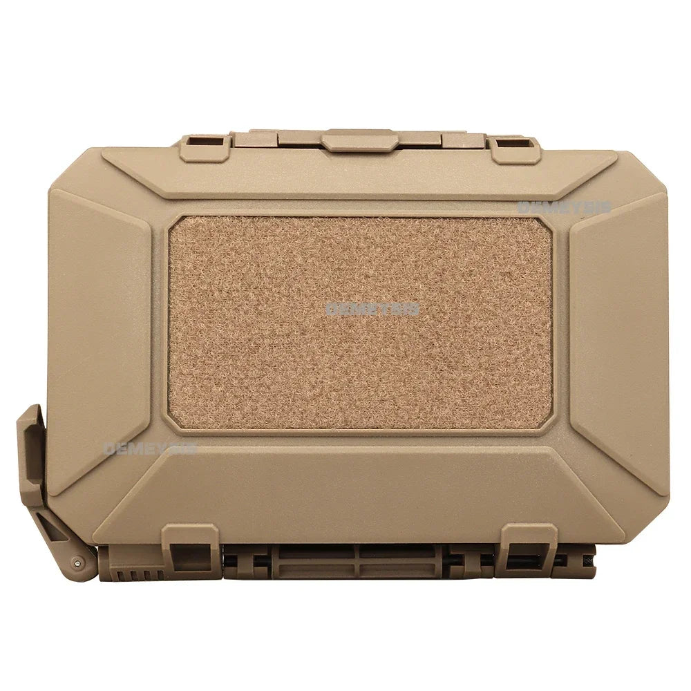 Tactical Equipment Box Can Hang on Tactics Vest Waterproof MOLLE Militar Gear Storage Tool Boxes Shooting Hunting Cs Cases