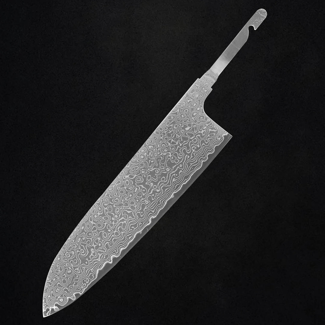 DIY Chef Knives 5 inch Knife Utility knife Blade Damascus Steel Raw Knife Blank Blade Material Semi Finished Knife Blank