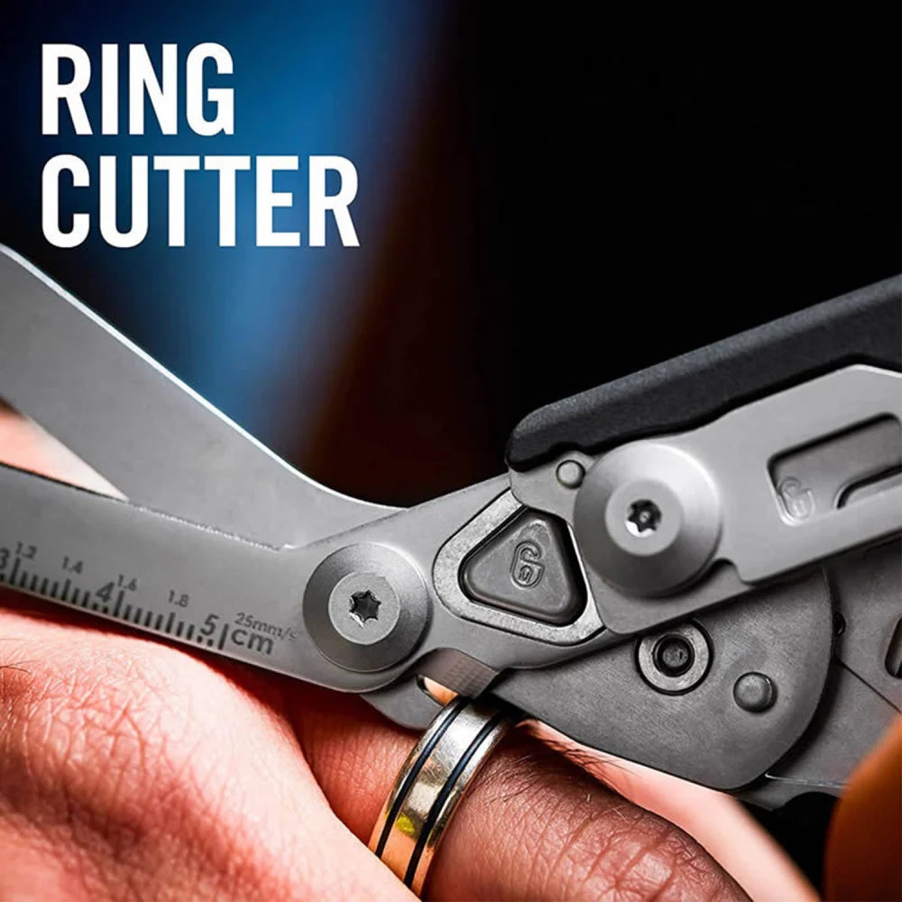 6In1 Folding Scissors Outdoor Survival Tool Medical Emergency Response Scissor Tactical Plier Outdoor Survival Edc Tool Gear