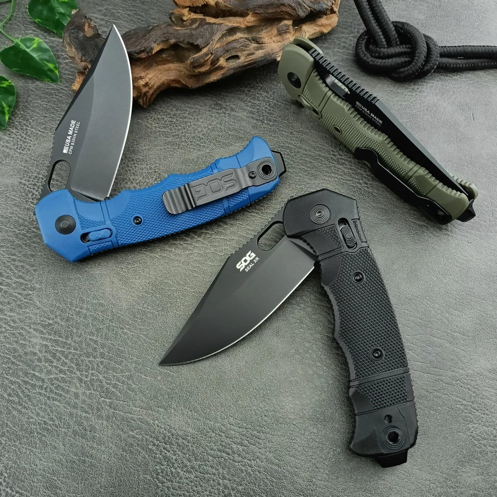 SEAL XR Folding knife Outdoor versatile EDC tool Folding knife Camping Hiking Tactical knife Hunting knife Self-defense knife