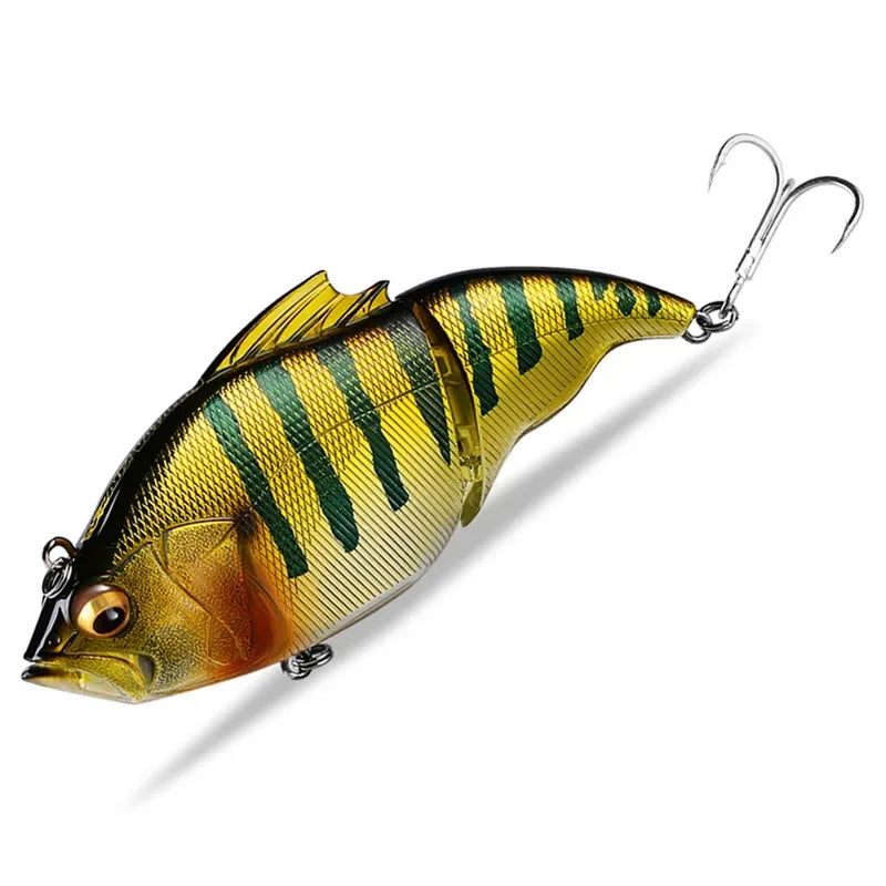Pike Fishing Vatalion 115mm Vibration Jointed Bait Swimbait Bass Lure 41/43g Fishing Lure Floating  Vatalion 115F Leurre