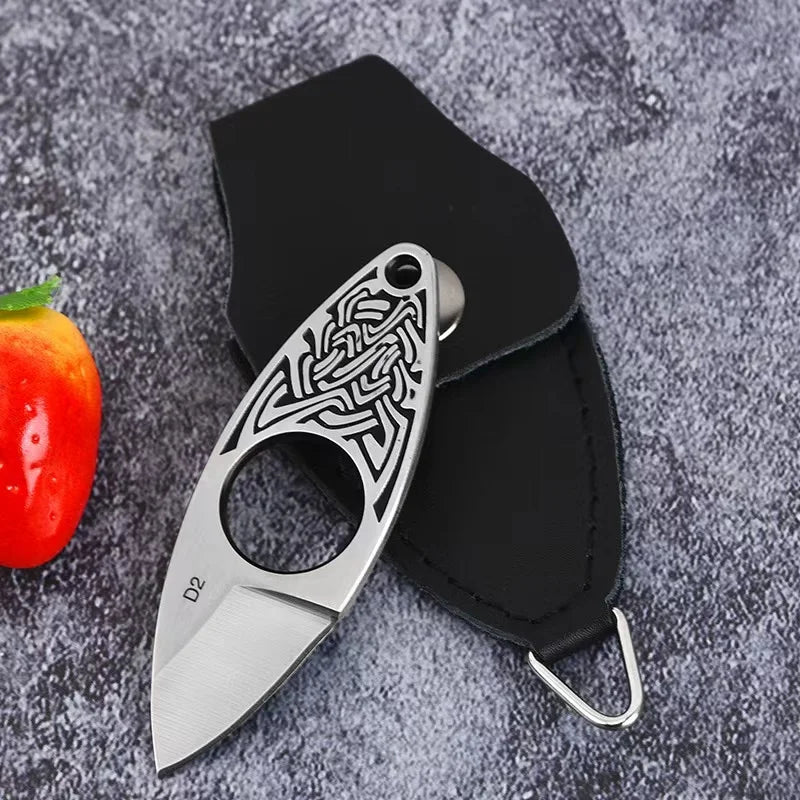 Portable  Knife Survival Tactical Pocket Knife Outdoor Camping Hiking Hunting Knives Wood Handle EDC Fishing Defense Tool