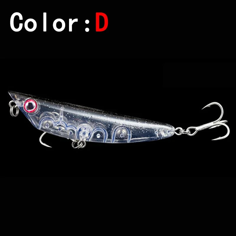 Fishing Lure Bait Swimbait Jerkbait Pencil 80mm 9g Walk Dog Floating Lures Bass bait luer Floating Pencil Surface Stick
