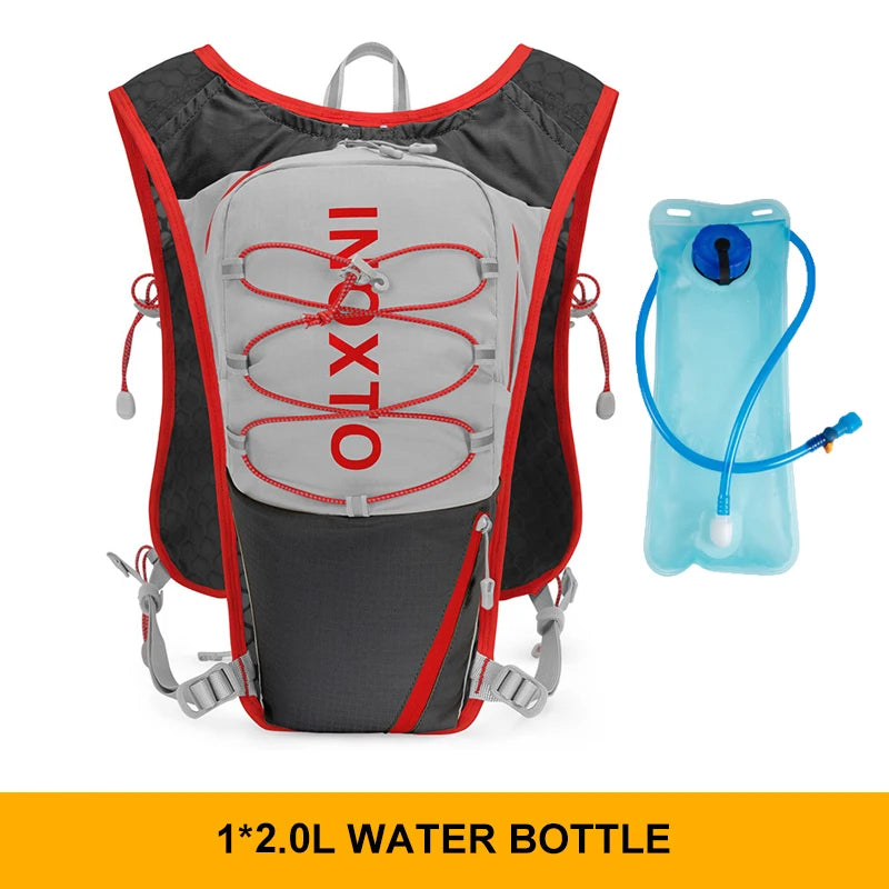 INOXTO 5L Lightweight Running Backpack Hydration Vest Running Bag Suitable for Bicycle Marathon Hiking Ultra-light and Portable