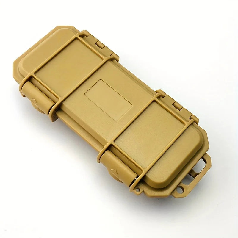 Edc  Waterproof Box - Portable Shockproof Survival Gear Storage For Outdoor Camping | Durable Abs Material  camping equipment