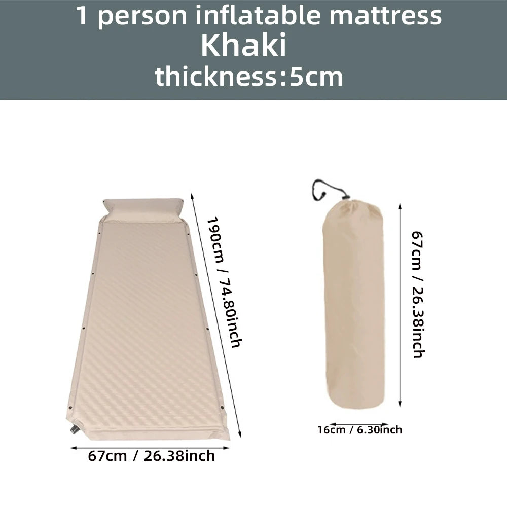 Large Air Tent That Can Accommodate 5-8 people, Portable Outdoor Waterproof Tent, Perfect For Camping  Hiking